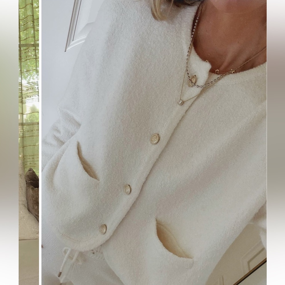 Splendid x cellajane boucle cardigan small